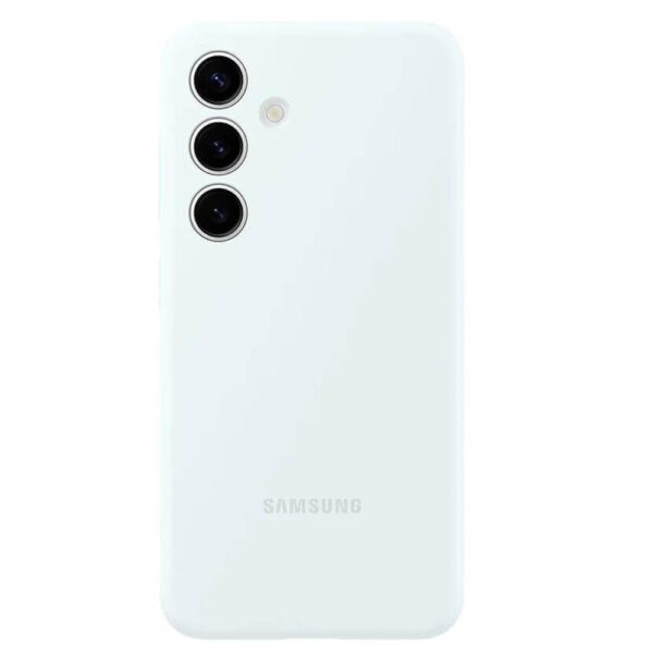 Оригинален Силиконов Калъф за SAMSUNG S24 Plus, Silicone Case EF-PS926TWE, Бял