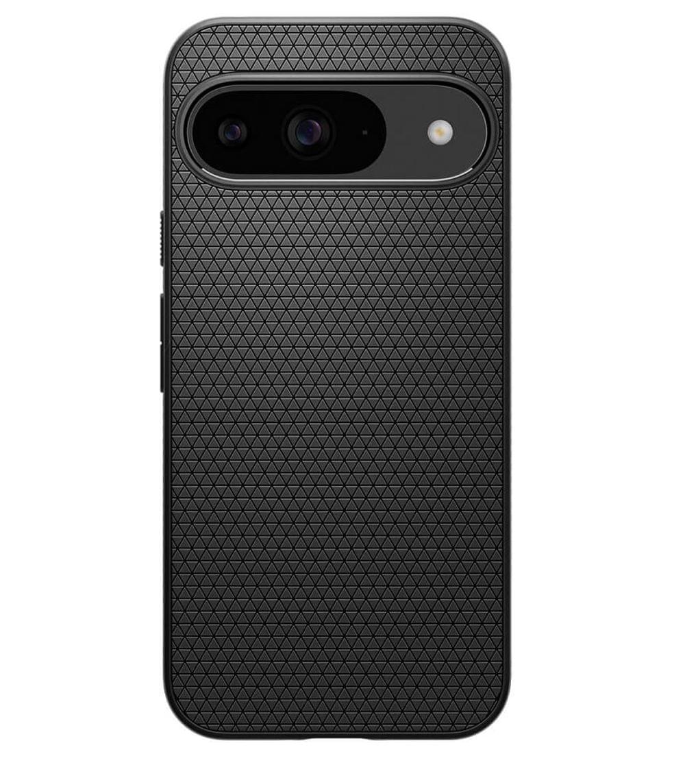 Противоударен Калъф за GOOGLE Pixel 9 Pro/ 9, SPIGEN Liquid Air Case, Черен