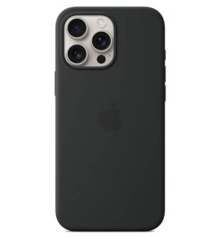 Оригинален Силиконов Калъф за iPhone 16 Pro, Silicone Magsafe Case MYYJ3ZM/A, Черен