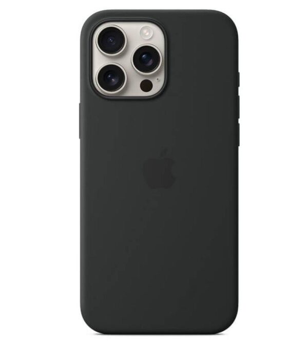 Оригинален Силиконов Калъф за iPhone 16 Pro, Silicone Magsafe Case MYYJ3ZM/A, Черен