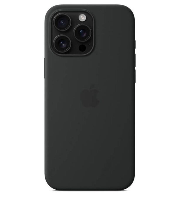 Оригинален Силиконов Калъф за iPhone 16 Pro, Silicone Magsafe Case MYYJ3ZM/A, Черен