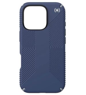 SPECK Екстремен Калъф за iPhone 16 Pro Max, SPECK Presidio 2 Grip Case, Син