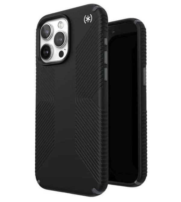 Екстремен Калъф за iPhone 16 Pro Max, SPECK Presidio 2 Grip Case, Черен