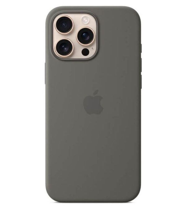 Оригинален Силиконов Калъф за iPhone 16 Pro, Silicone Magsafe Case MYYL3ZM/A, Сив