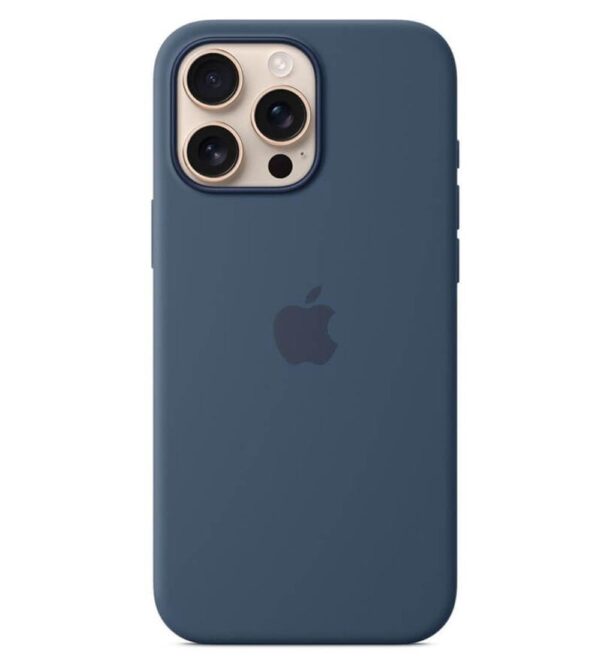 Оригинален Силиконов Калъф за iPhone 16 Pro Max, Silicone Magsafe Case MYYU3ZM/A, Син