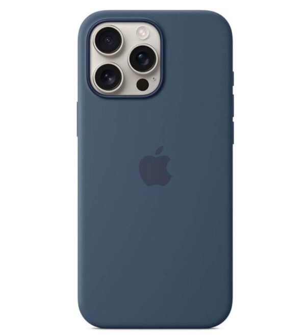 Оригинален Силиконов Калъф за iPhone 16 Pro Max, Silicone Magsafe Case MYYU3ZM/A, Син