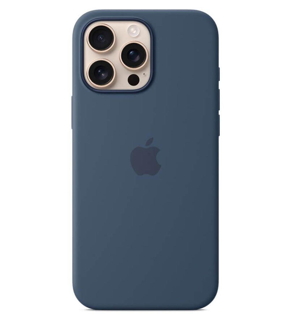 Оригинален Силиконов Калъф за iPhone 16 Pro, Silicone Magsafe Case MYYK3ZM/A, Син