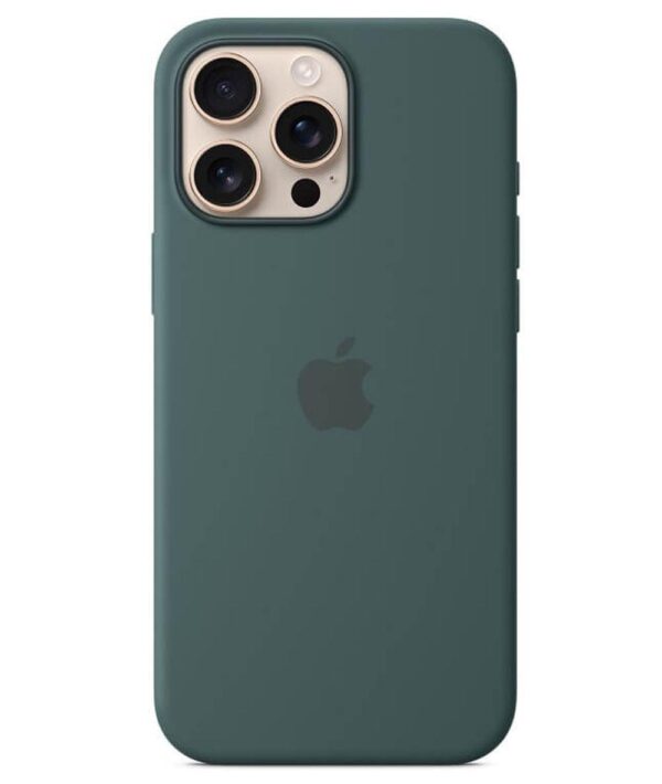 Оригинален Силиконов Калъф за iPhone 16 Pro Max, Silicone Magsafe Case MA7V4ZM/A, Зелен