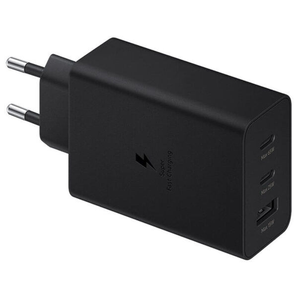 Оригинално Зарядно SAMSUNG Power Adapter Trio 65W 220V EP-TA6530NBE, Черен - Image 3