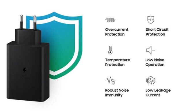 Оригинално Зарядно SAMSUNG Power Adapter Trio 65W 220V EP-TA6530NBE, Черен - Image 7