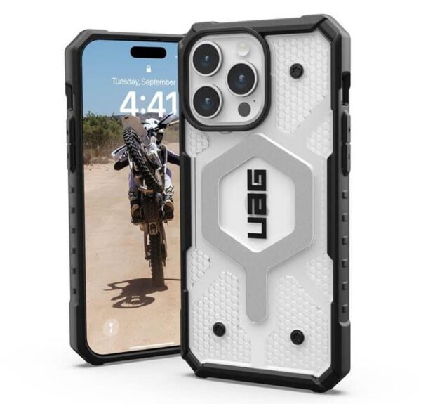 UAG Magsafe Противоударен Калъф за iPhone 16 Pro Max, UAG Pathfinder Ice Case, Черен - Image 2