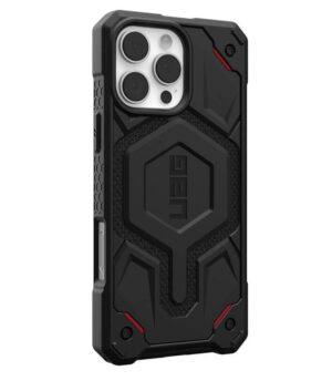 UAG MagSafe Противоударен Калъф за iPhone 16 Pro Max, UAG Monarch Pro Kevlar Case, Черен