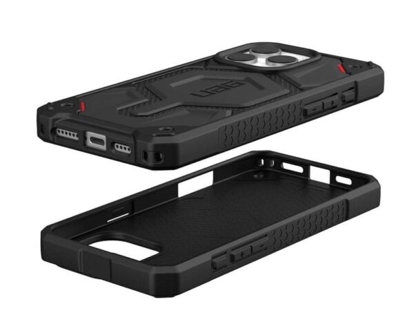 UAG MagSafe Противоударен Калъф за iPhone 16 Pro Max, UAG Monarch Pro Kevlar Case, Черен - Image 5