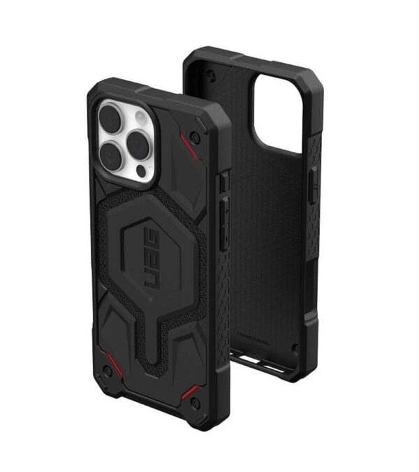 UAG MagSafe Противоударен Калъф за iPhone 16 Pro Max, UAG Monarch Pro Kevlar Case, Черен - Image 6