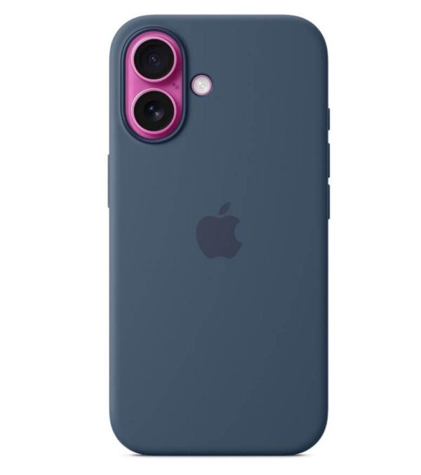 Оригинален Силиконов Калъф за iPhone 16, Silicone Magsafe Case MYY23ZM/A, Син - Image 2