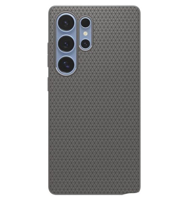 Противоударен Силиконов Калъф за SAMSUNG S25 Ultra, SPIGEN Liquid Air Case, Сив - Image 2