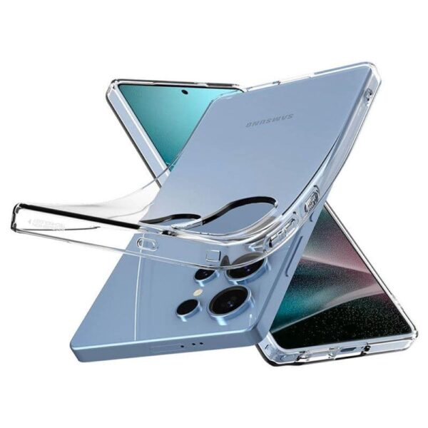 Силиконов Калъф за SAMSUNG S25 Ultra, SPIGEN Liquid Crystal Case, Прозрачен - Image 4