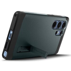 Magsafe Противоударен Калъф за SAMSUNG S25 Ultra, SPIGEN Tough Armor Case, Зелен