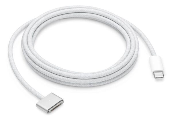 APPLE Оригинален Кабел за Macbook, APPLE USB-C to MagSafe 3 Mw613zm/a 2m, Бял