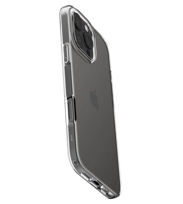 SPIGEN Противоударен Силиконов Калъф за iPhone 16 Pro Max, SPIGEN Liquid Crystal Case, Прозрачен - Image 3