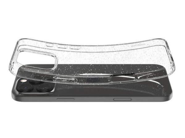 Блестящ Калъф за iPhone 16 Pro, SPIGEN Liquid Crystal Glitter Case, Прозрачен - Image 4
