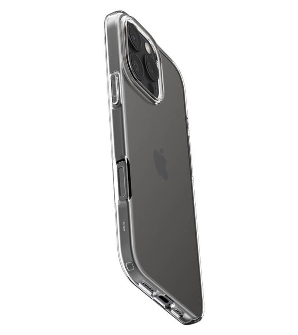 Противоударен Силиконов Калъф за iPhone 16 Pro, SPIGEN Liquid Crystal Case, Прозрачен - Image 4