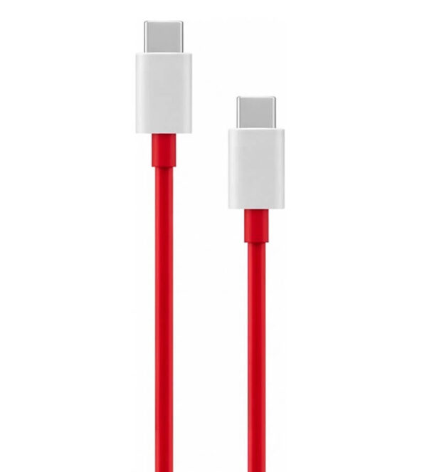 Оригинален USB-C към USB-C Кабел, ONEPLUS SuperVooc DL152 12A 150W 1m, Червен - Image 3