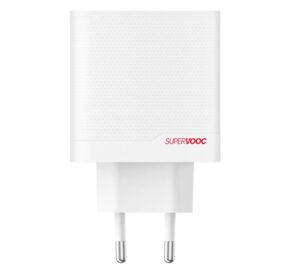 Оригинално Зарядно с Кабел, OnePlus SuperVooc 80W Dual GaN Adapter Kit, Бял