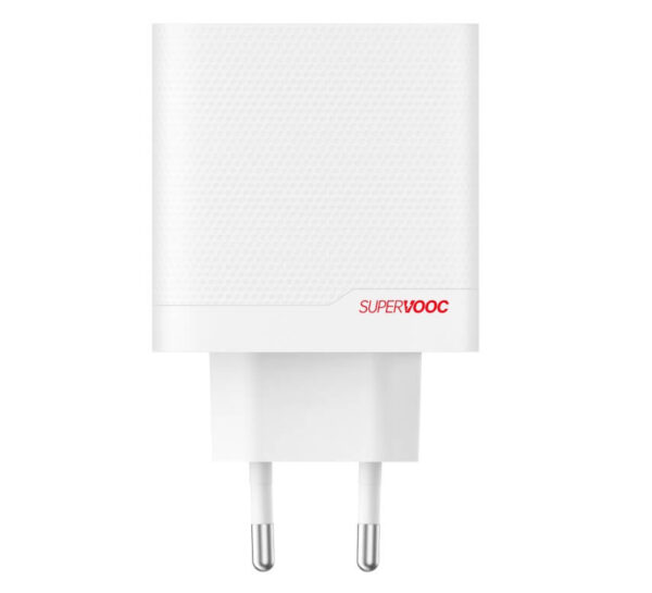 Оригинално Зарядно с Кабел, OnePlus SuperVooc 80W Dual GaN Adapter Kit, Бял - Image 2