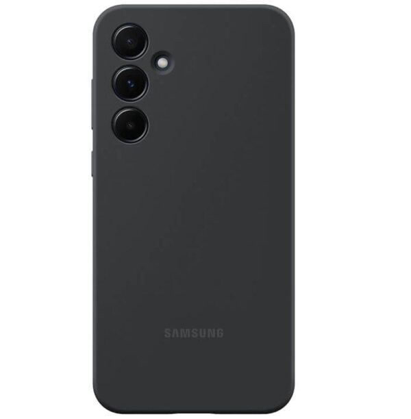 Оригинален Силиконов Калъф за SAMSUNG A35, Silicone Cover Case EF-PA356TBEGWW, Черен