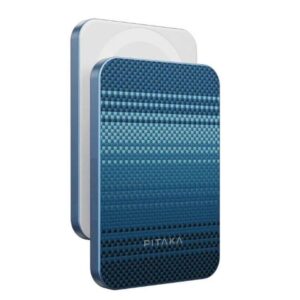 Magsafe Външна Батерия, PITAKA Aramid Fiber Magnetic Qi2 Moonrise, Син