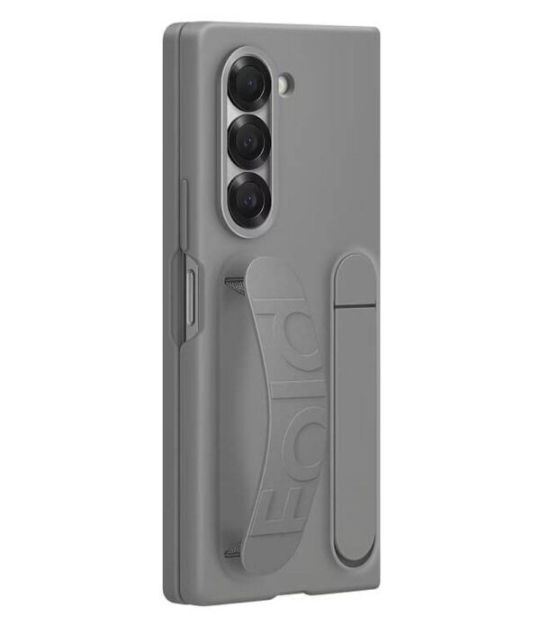 Оригинален Калъф с Държка за SAMSUNG Z Fold 6, Silicone Case EF-MF956TJEGWW, Сив
