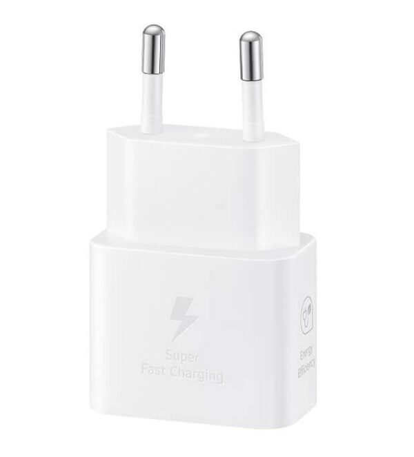 Оригинално Зарядно SAMSUNG 25W 220v Super Fast Charger LS USB-C EP-T2510NWE, Бял (Bulk)