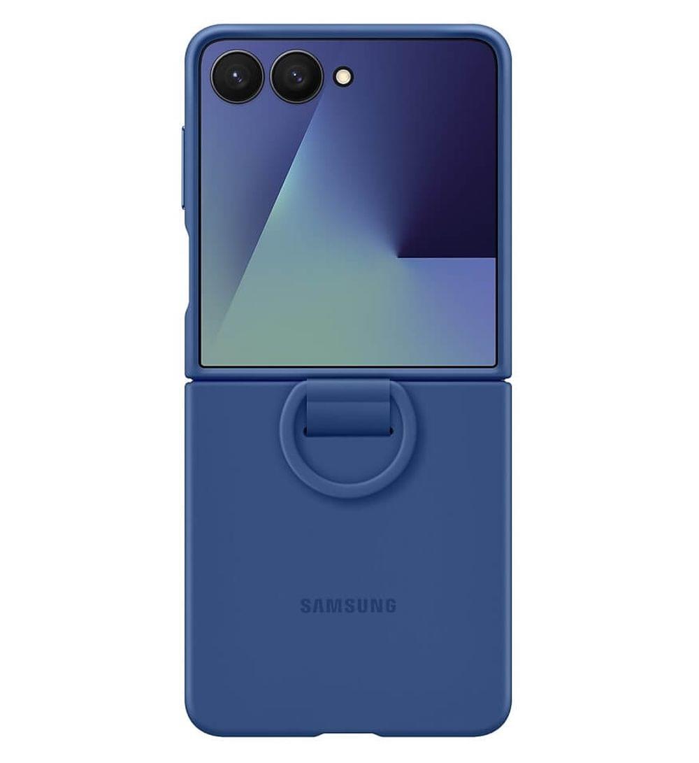 Оригинален Калъф за SAMSUNG Z Flip 7, Ring Case EF-PF766TNEGWW, Син