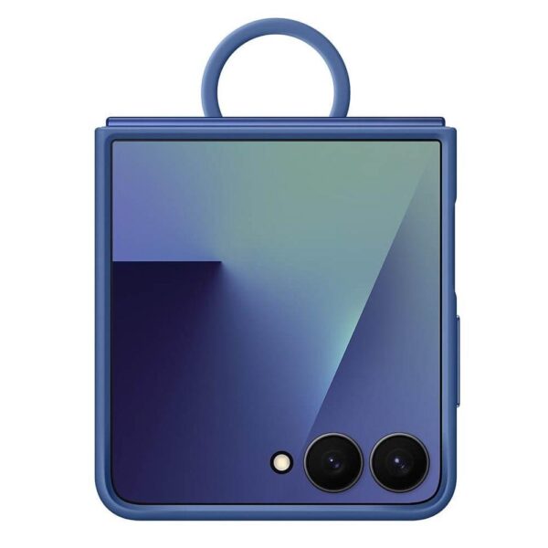 Оригинален Калъф за SAMSUNG Z Flip 7, Ring Case EF-PF766TNEGWW, Син - Image 3
