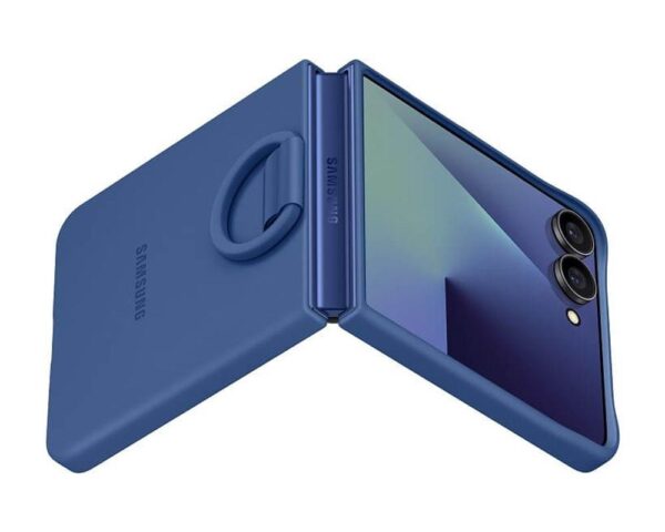 Оригинален Калъф за SAMSUNG Z Flip 7, Ring Case EF-PF766TNEGWW, Син - Image 5