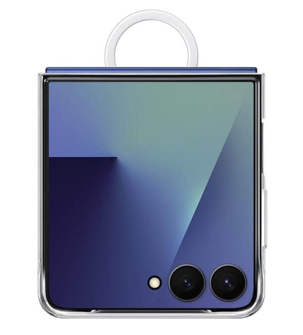 Оригинален Калъф за SAMSUNG Z Flip 7, Ring Clear Case EF-QF766CTEGWW, Прозрачен - Image 3