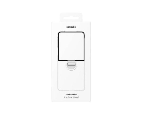 Оригинален Калъф за SAMSUNG Z Flip 7, Ring Clear Case EF-QF766CTEGWW, Прозрачен - Image 7