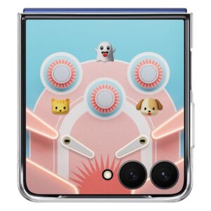 Оригинален Калъф за SAMSUNG Z Flip 7, FlipSuit Case EF-ZF766CTEGWW, Прозрачен