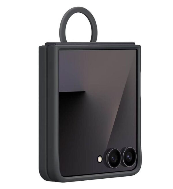 Оригинален Калъф SAMSUNG Z Flip 7, Ring Case EF-PF766TBEGWW, Черен - Image 2