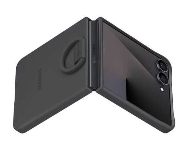 Оригинален Калъф SAMSUNG Z Flip 7, Ring Case EF-PF766TBEGWW, Черен - Image 4