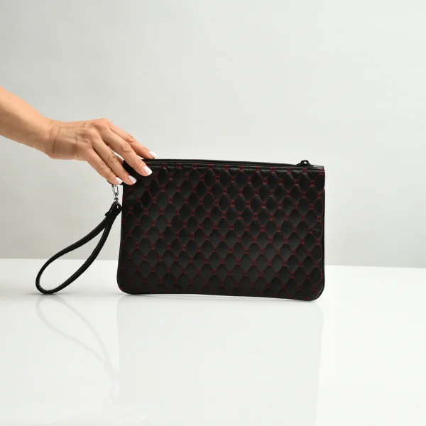 Несесер/Клъч Hand Bag Black and Red - Image 2