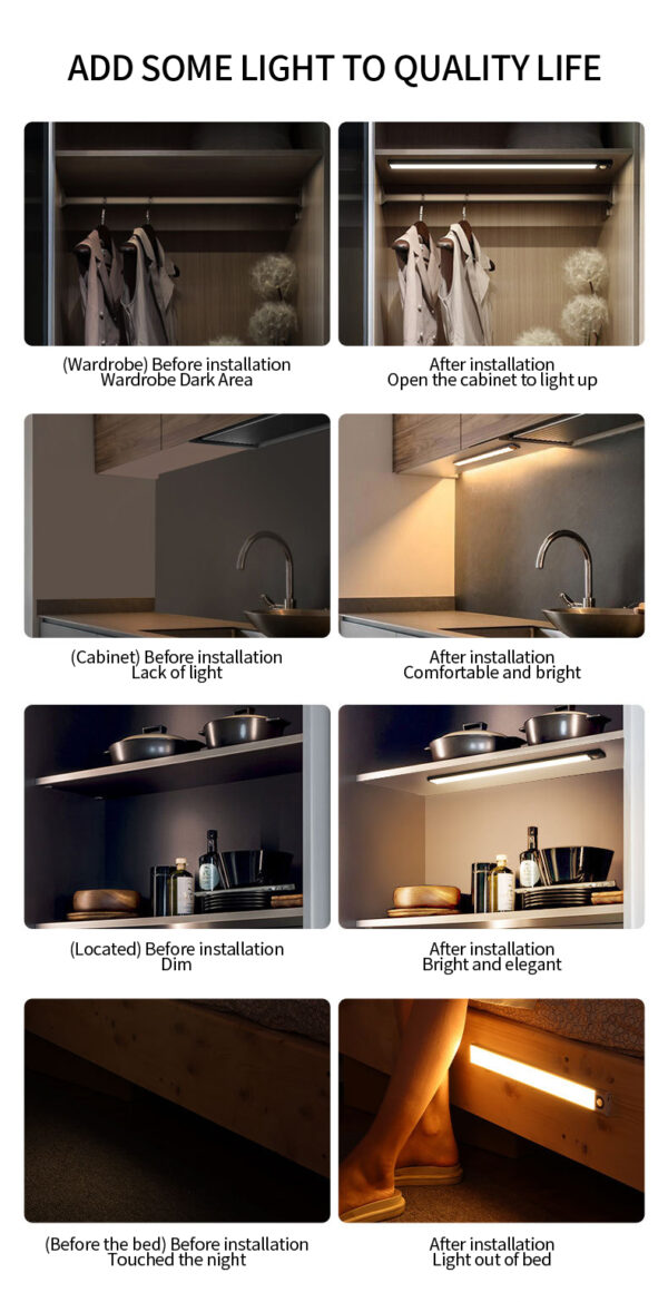 SUPERFIRE Ultra-thin induction lamp 60cm., 3.2W, 95lm, 1800mAh (XYD05) - Image 8