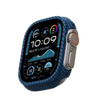 Карбонов Калъф за APPLE Watch Ultra 49mm, PITAKA Air Moonrise Case, Син