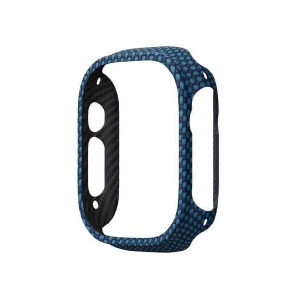 Карбонов Калъф за APPLE Watch Ultra 49mm, PITAKA Air Moonrise Case, Син - Image 3