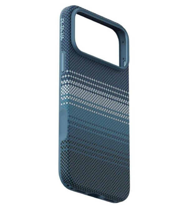 Magsafe Калъф за iPhone 17 Pro, PITAKA Aramid UltraGuard Moonrise Case, Син - Image 4