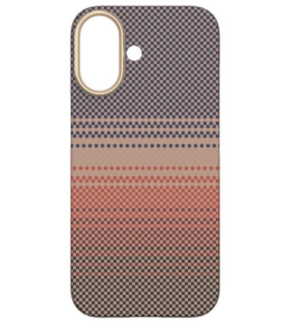 Magsafe Калъф за iPhone 17, PITAKA Ultra Slim Sunset Case, Кафявa