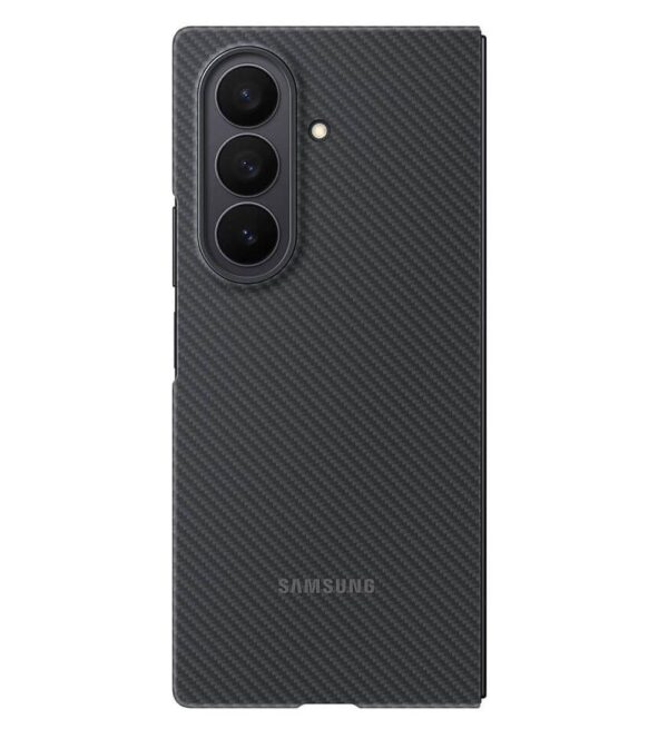 Оригинален Карбонов Калъф за SAMSUNG Z Fold 7, Carbon Shield Case, Черен