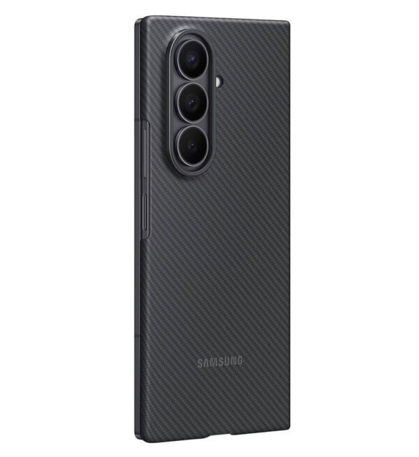 Оригинален Карбонов Калъф за SAMSUNG Z Fold 7, Carbon Shield Case, Черен - Image 4