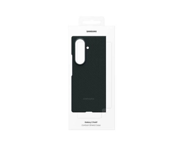 Оригинален Карбонов Калъф за SAMSUNG Z Fold 7, Carbon Shield Case, Черен - Image 8
